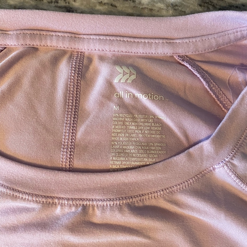 Pink All in Motion Athletic Top